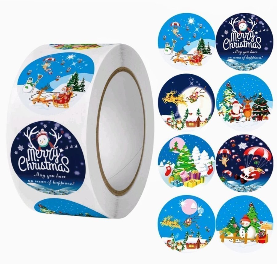 Jul / Christmas sticker - 60 stickers