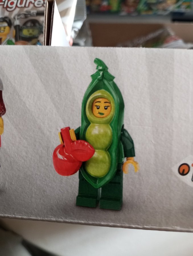 Lego minifigures series 20 Peapod costume girl, oöppnad!