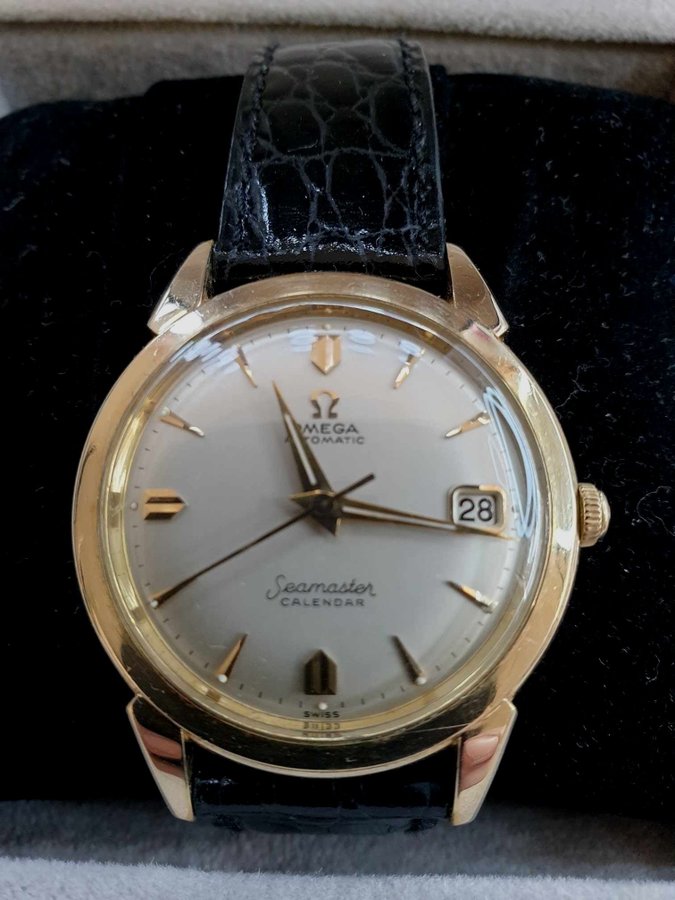 Omega Seamaster Calendar guld fylld 14K Guld