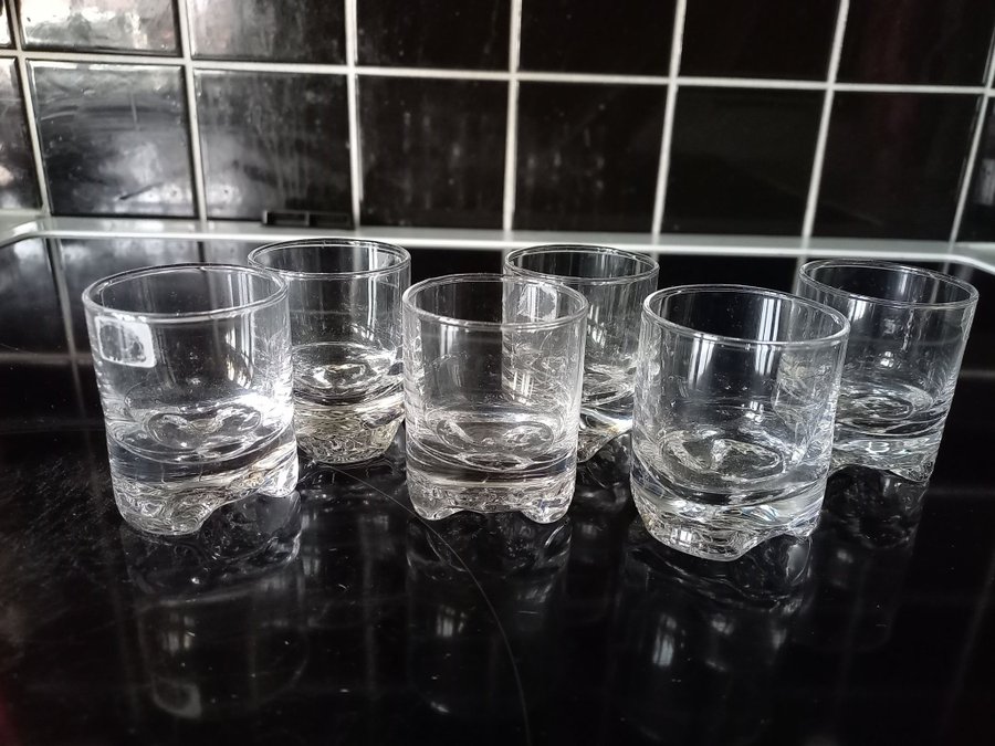 GAISSA 5 st SNAPSGLAS Tapio Wirkkala Iittala