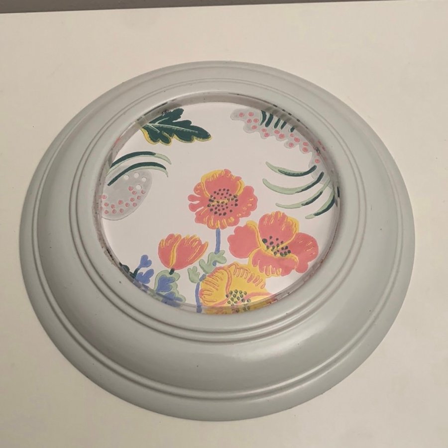 Blommig Väggdekoration Metal  Plast Tapet ”Aurora” Josef Frank