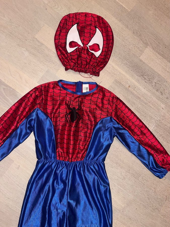 SPIDERMAN utklädningsdräkt för barn drökt + mask