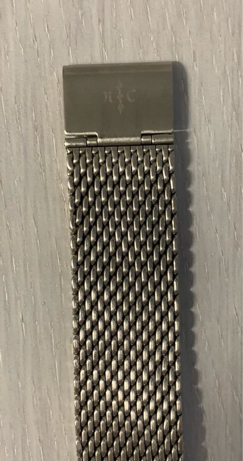 Mesh armband i rostfritt stål klockband länk till klocka