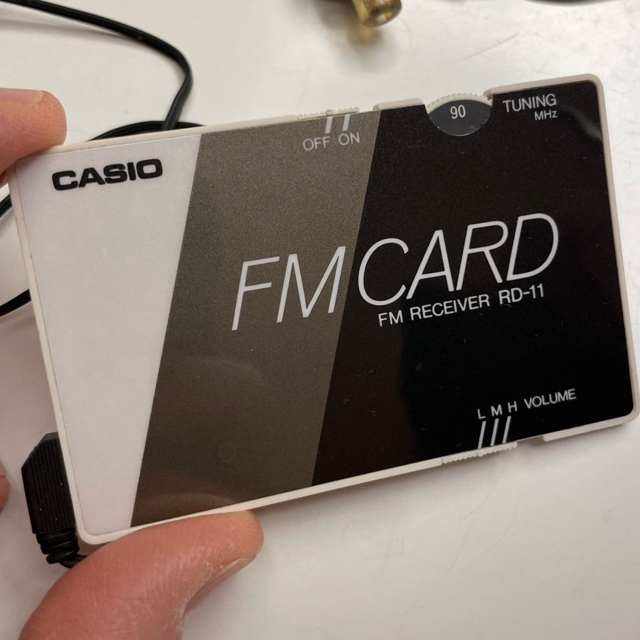 Casio FMCARD FM Receiver RD-11