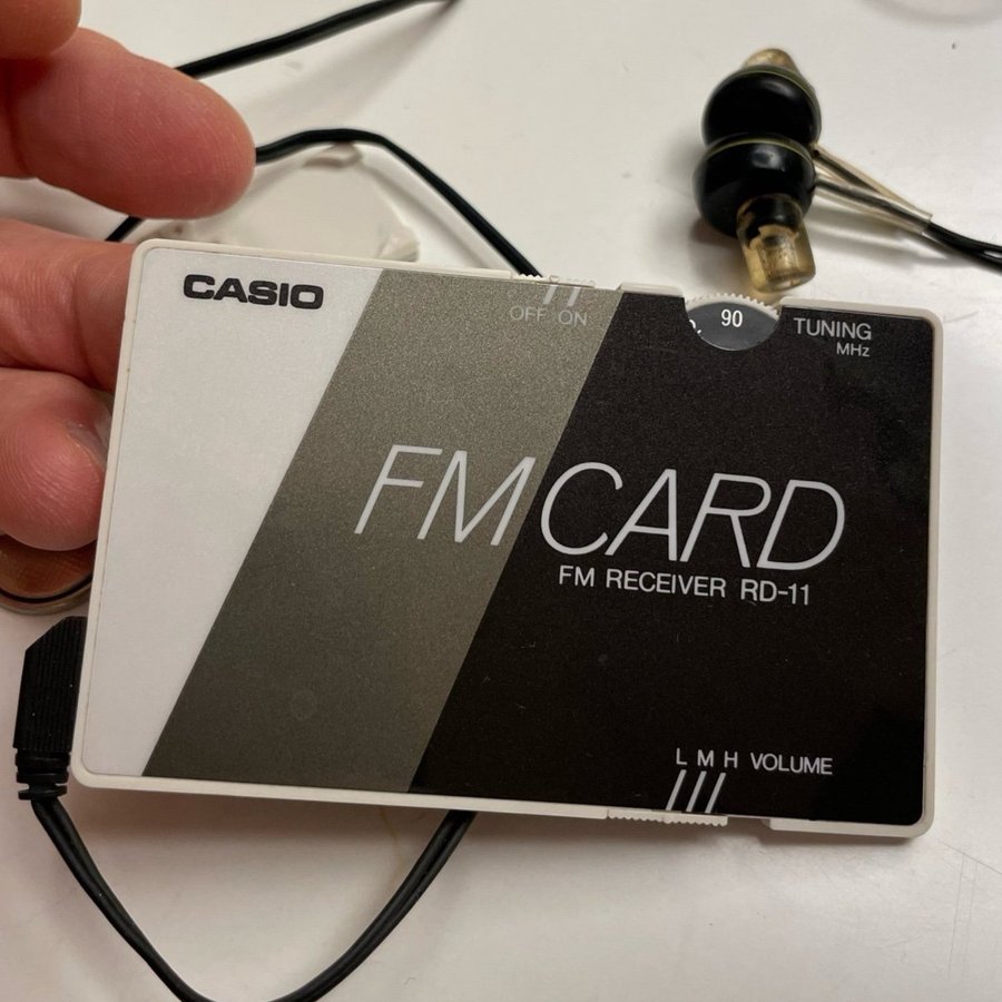 Casio FMCARD FM Receiver RD-11