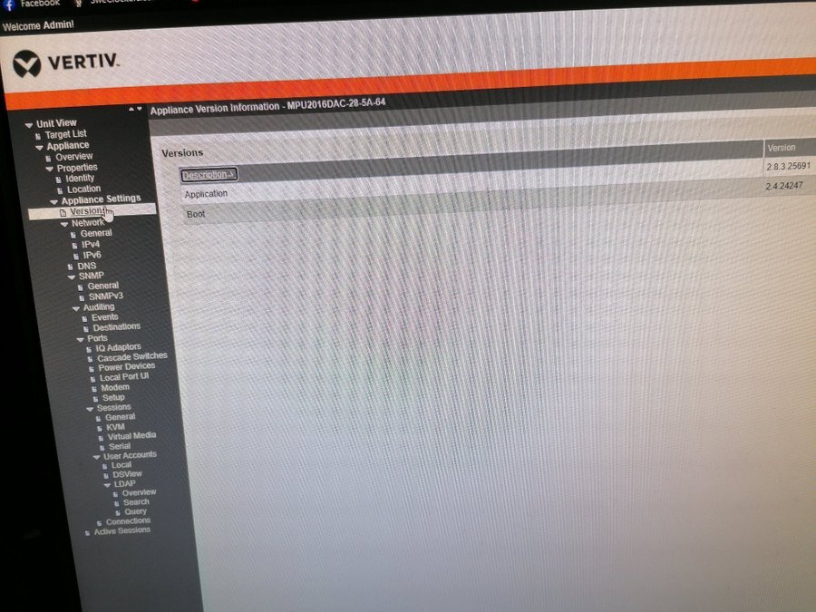 Vertiv Avocent KVM MPU 1016 - Web GUI med HTML5 + 2 ISO SIP