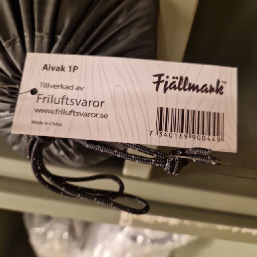 Fjällmark Aivak 1P Tält