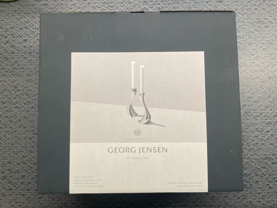 Georg Jensen Cobra ljusstakar