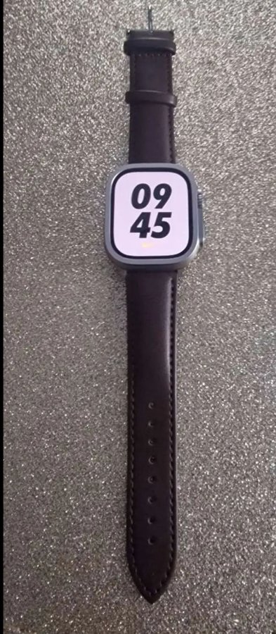 NY - Läderband MÖRKBRUN 38/40/41 mm Apple watch armband