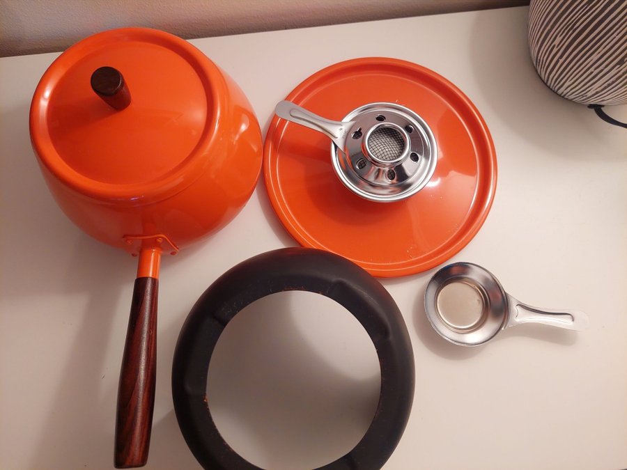 Vintage/retro Fondue Set/campingkök/stormkök, Japan 1960 ev 1970-tal