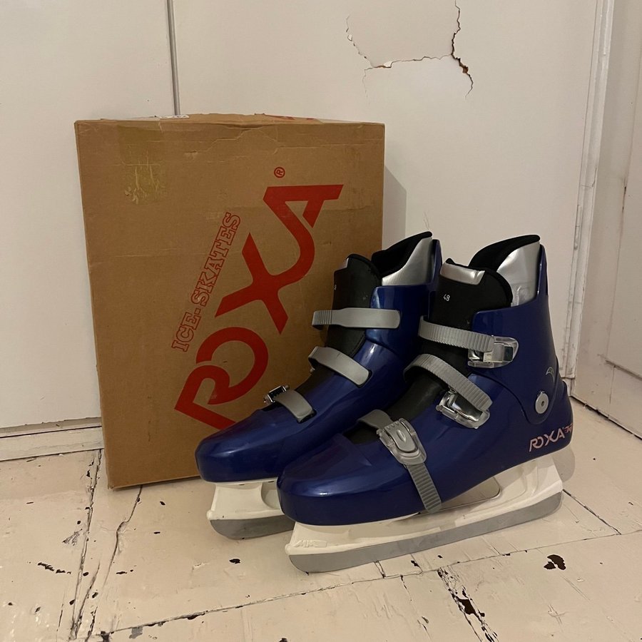 ROXA Ishockey Skridskor Modell 747 Made in Italy Stl. 48 NYSKICK