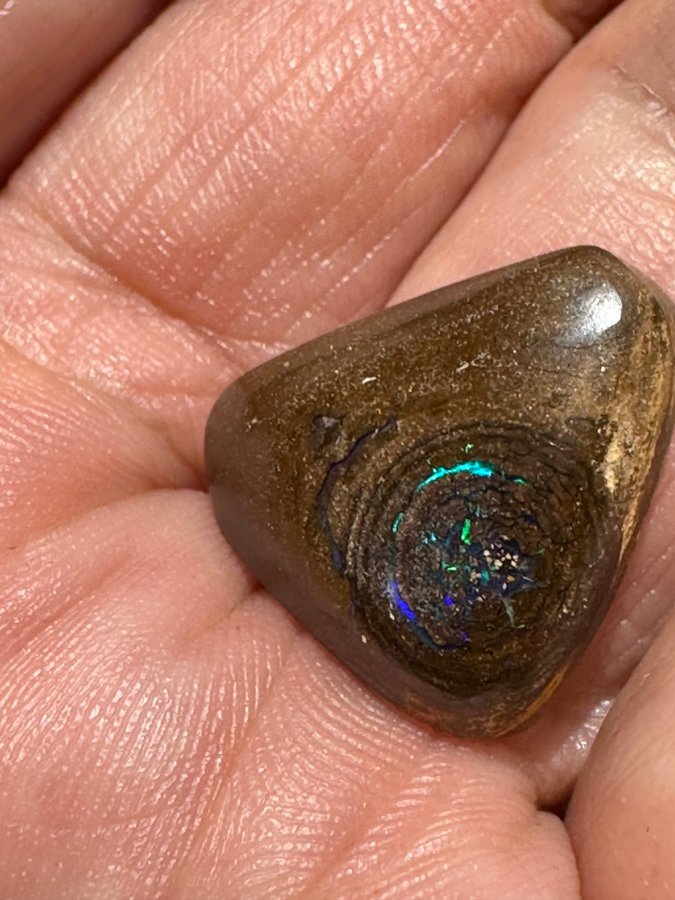 Boulder Opal fr Australien - Cabslipad 19,05ct