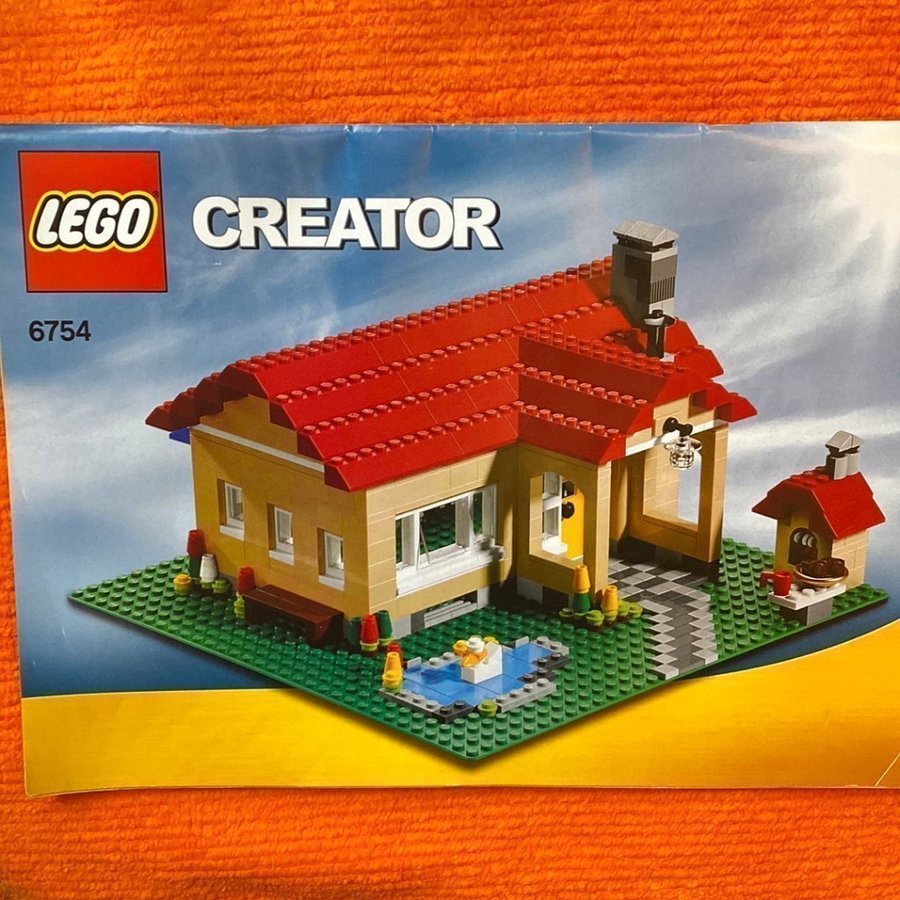 LEGO Creator 3-in-1 (6754) "Family Home" 2009 KOMPLETT BYGGSATS