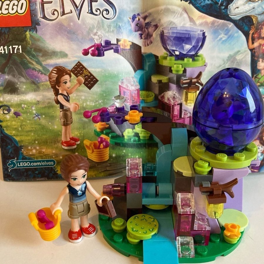 Lego Elves 41171 Emily Jones och den lilla vinddraken, komplett!