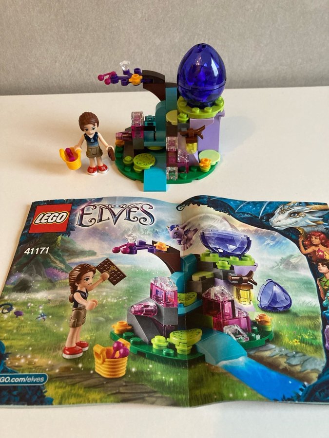 Lego Elves 41171 Emily Jones och den lilla vinddraken, komplett!