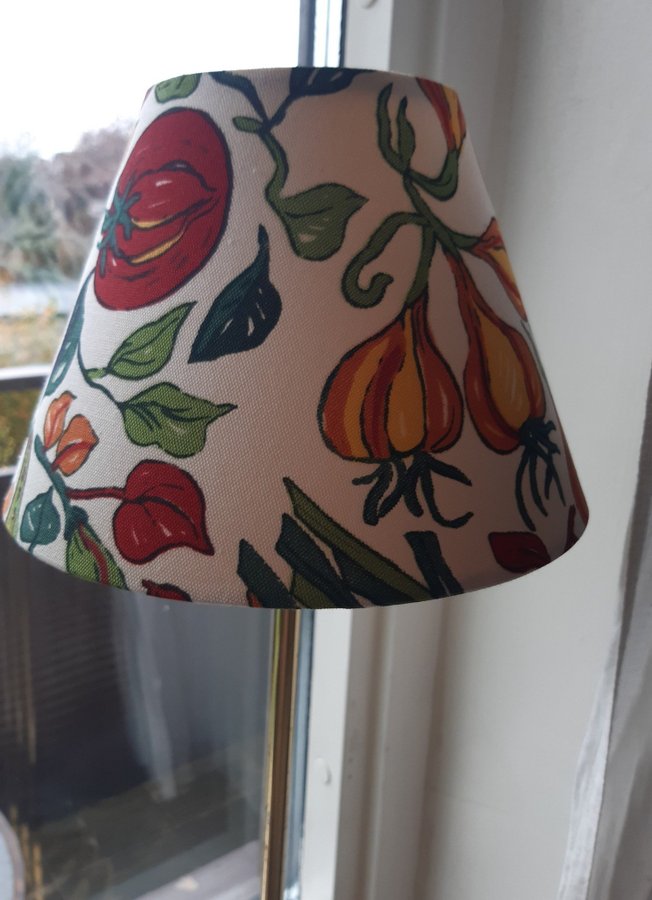 Mönstrad lampskärm Anna design Anna Hedstrand Konsthantverk Tyringe Nyskic