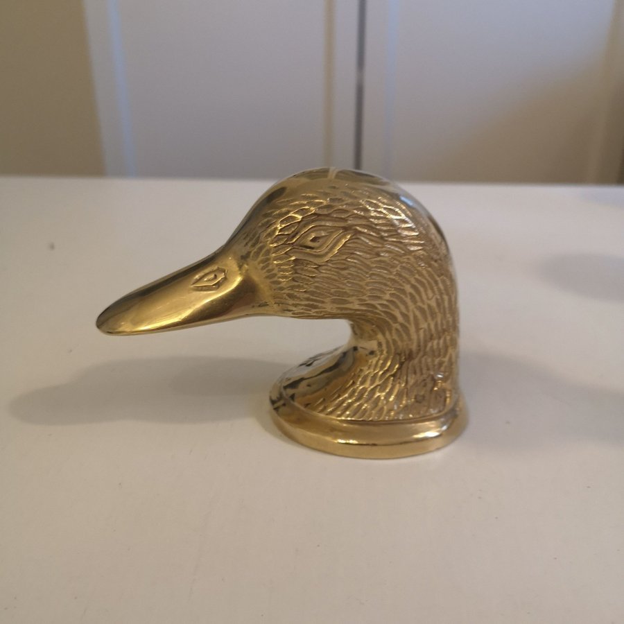 Vintage ducky mässing kapsylöppnare.