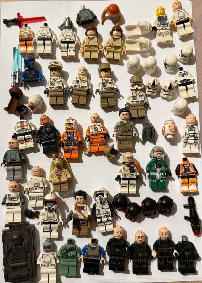 Lego Star Wars Minifigurer - Stor samling!