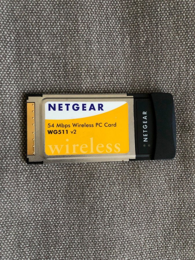 NETGEAR WG511 v2 54 Mbps Trådlöst PC-kort