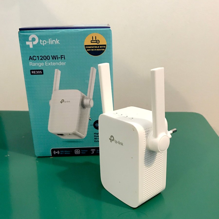 Wifi-förlängare –TP-Link AC1200 Wi-Fi Range Extender RE305