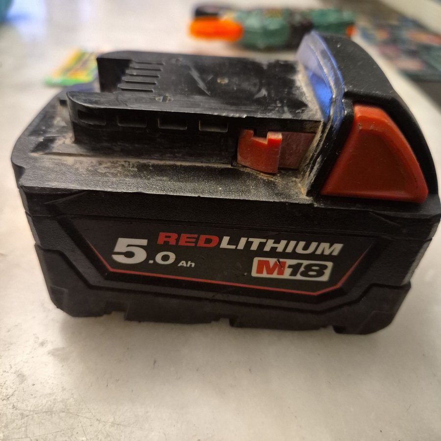 Milwaukee M18 batteri 5.0 Ah