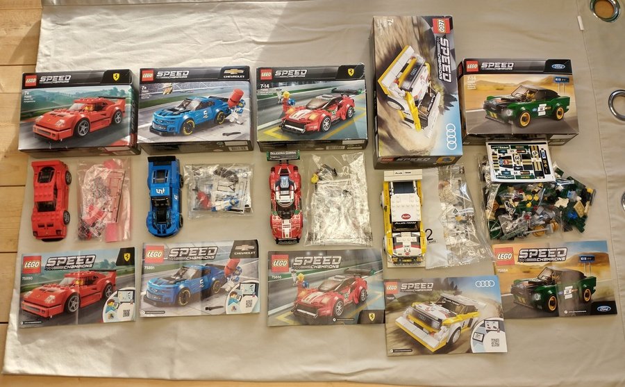 Lego Speed Champions - 5 st set