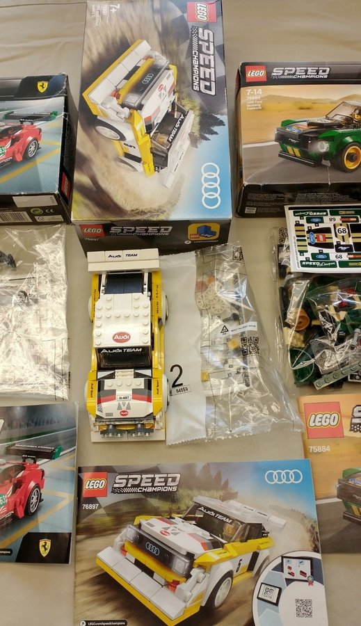 Lego Speed Champions - 5 st set