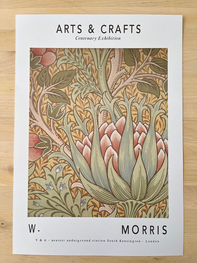 Poster A3 William Morris ”Artichoke”