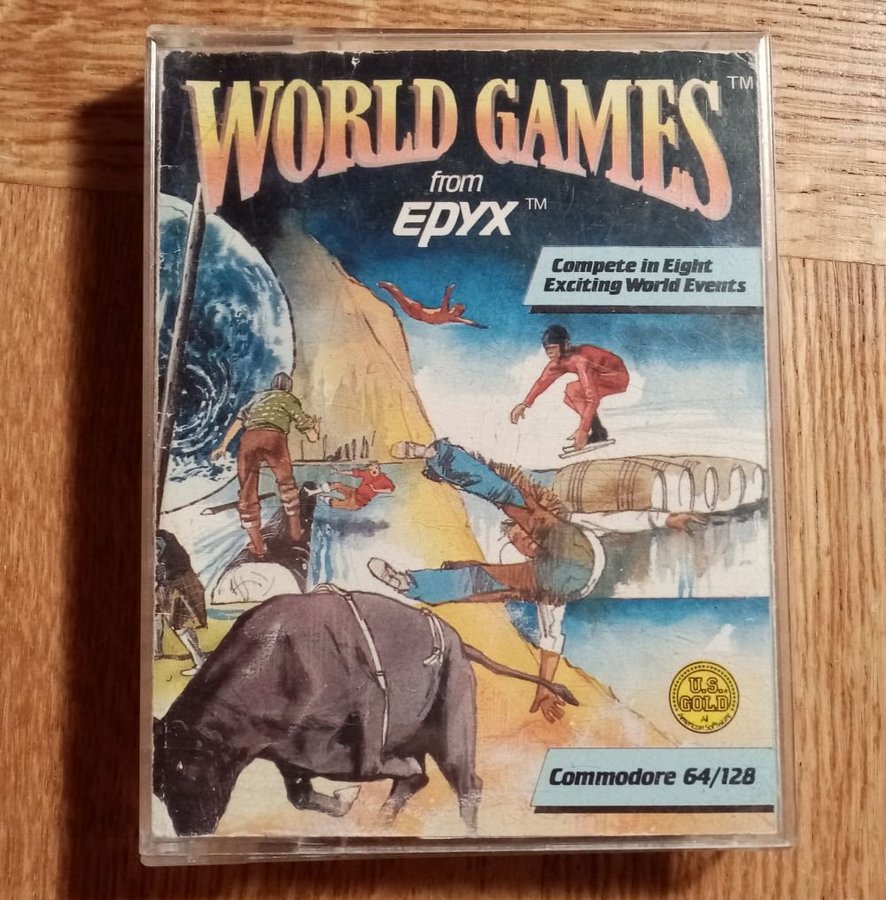 World Games (US Gold - Epyx) ->TESTAD<- Commodore 64 / C64 Spel