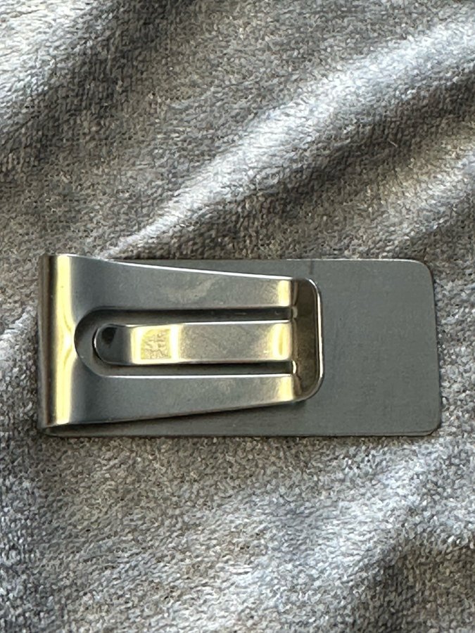 Money Clip, Sedelklämma, Card Holder, Stainless Steel, Julklappstips