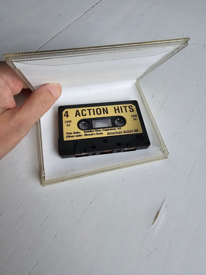 4 ACTION HITS till Commodore 64