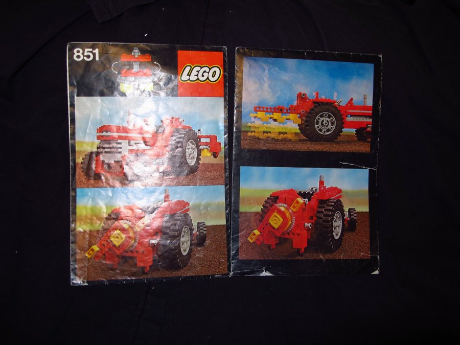 LEGO 851 Traktor ,LEGO INSTRUKTIONER,TRAKTOR