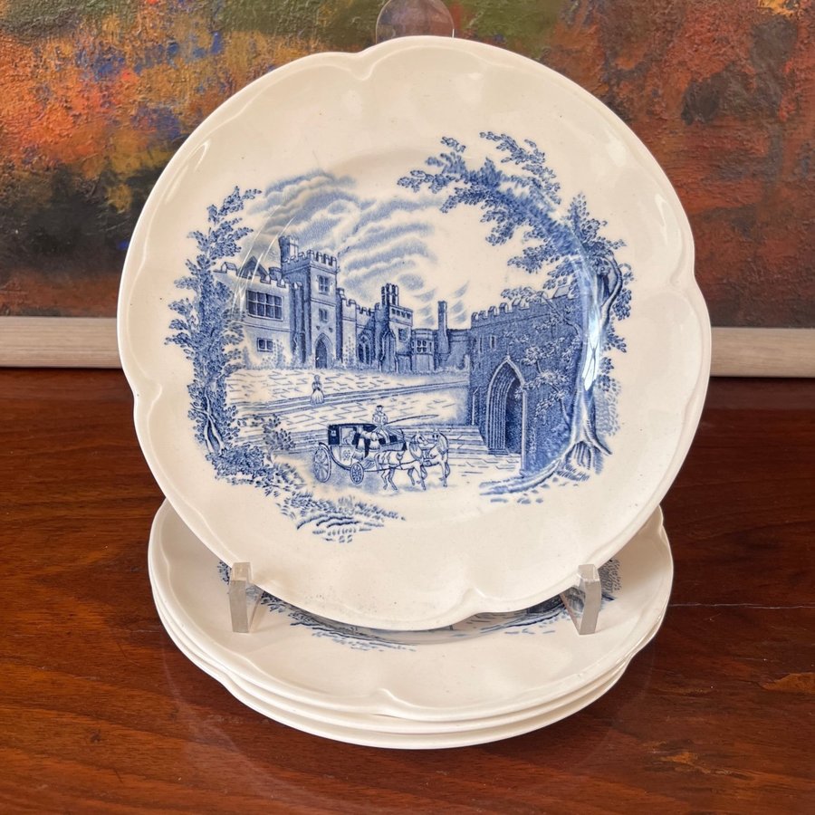 Johnson Bros, England, Haddon Hall, assietter, 4 st 20 cm