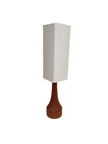 Retro, Swedish modern bordslampa i teak