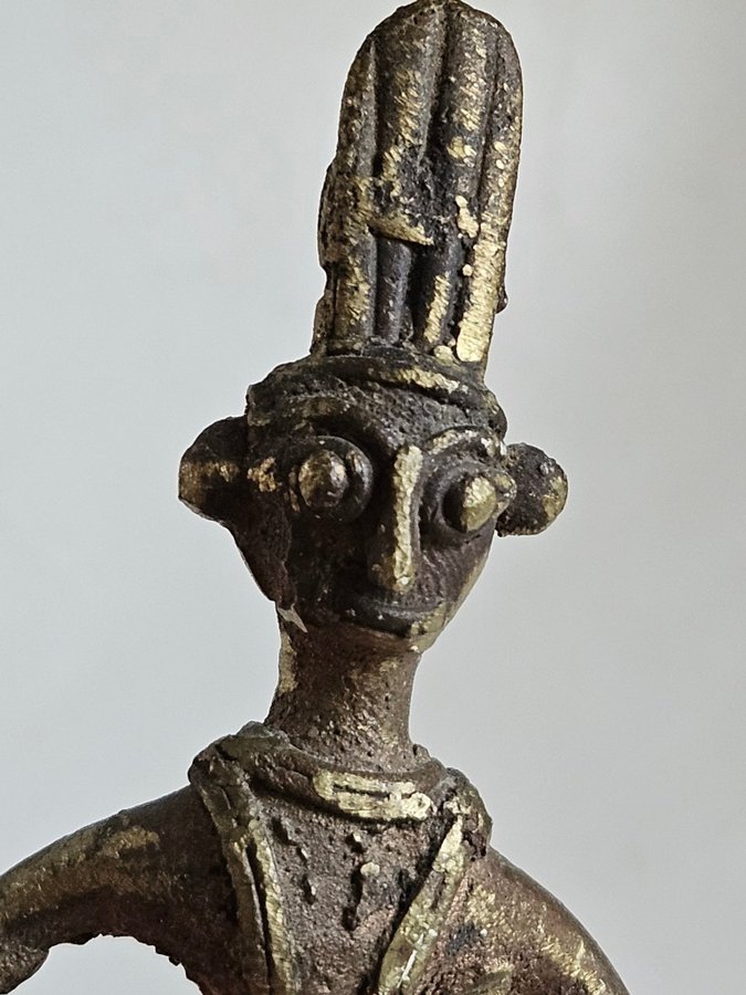 **SKULPTUR, FIGUR I BRONS, AFRIKA? FYNDCHANS**