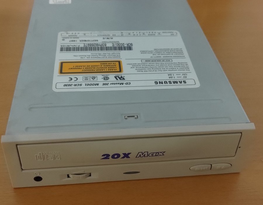 Samsung CD-Master 20E IDE CD läsare från 1997