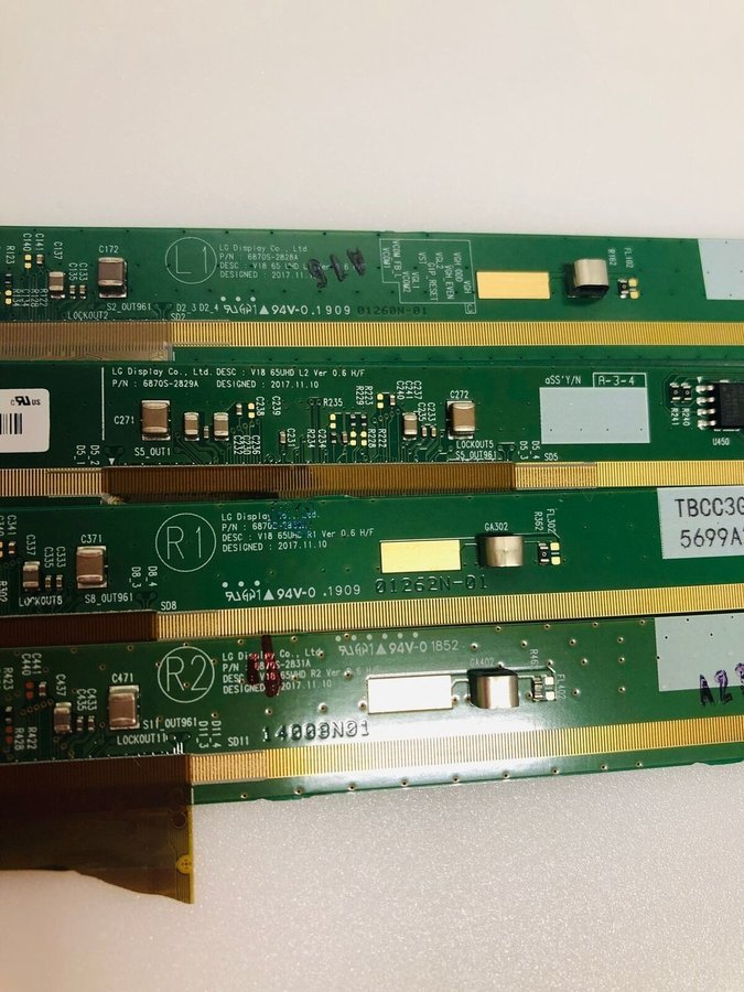 SONY KD-65XG8505 - 6870S-2828A 6870S-2829A 6870S-2830A 6870S-2831A MATRIX BOARDS