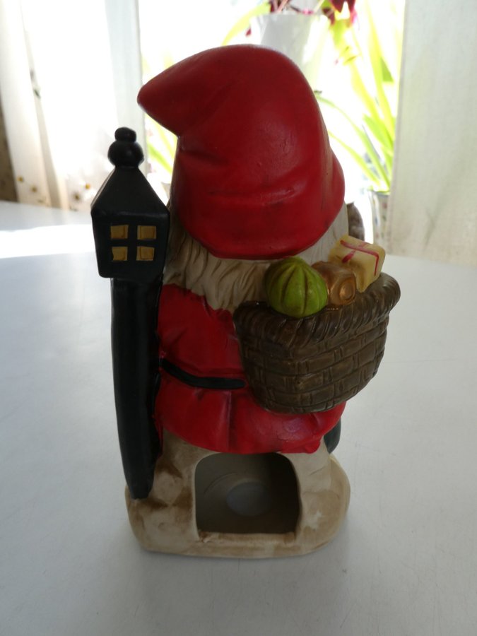 Tomte  God Jul ljuslykta 90-tal