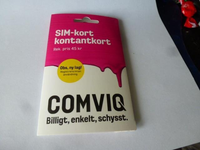 Comviq Kontantkort NYTT 073 73 22 773 + 1 extra kort