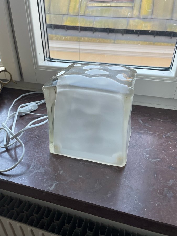 IKEA Iviken”ice cube” bordslampa 90-tal retro