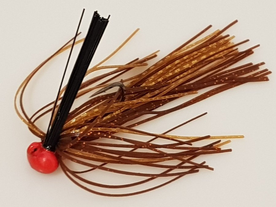 Weedless Football Jigg Mustad Flat Eye-6g (Spinnare Skeddrag Drag Wobblers)