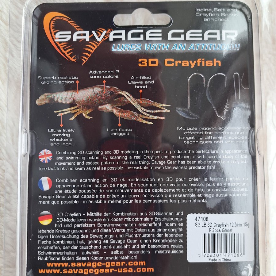 Savage Gear 3D Crayfish 125cm