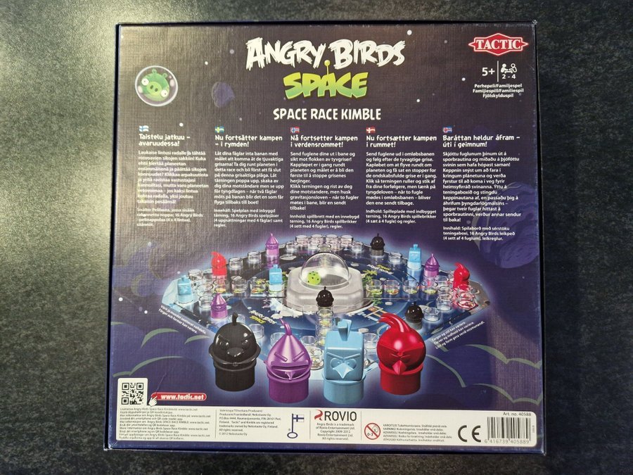 Angry birds space komplett fint skick Tactic