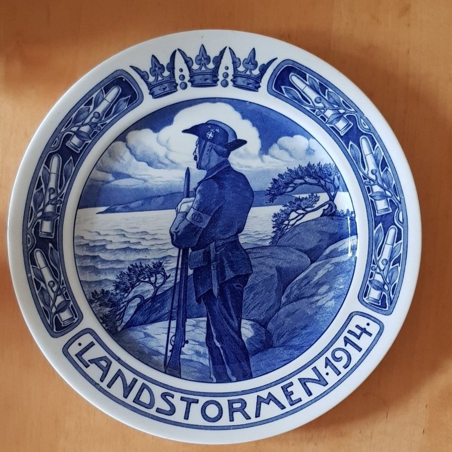 Landstormen 1914 Tallrik