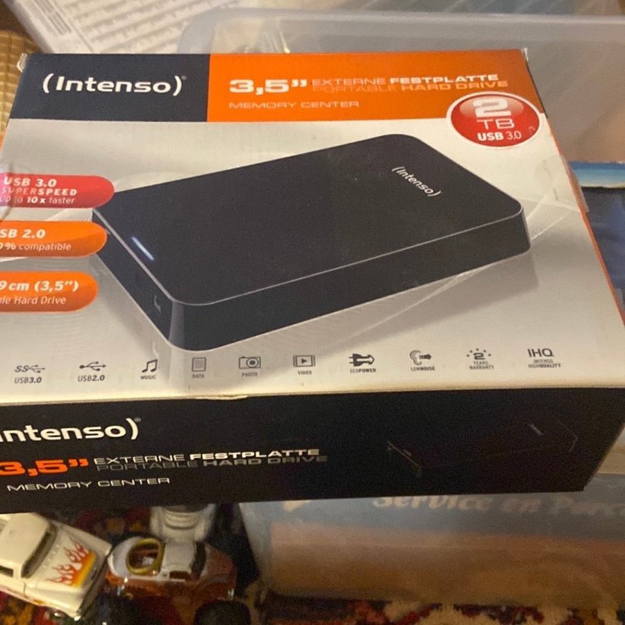 Intenso 3,5'' Extern Hårddisk 2TB