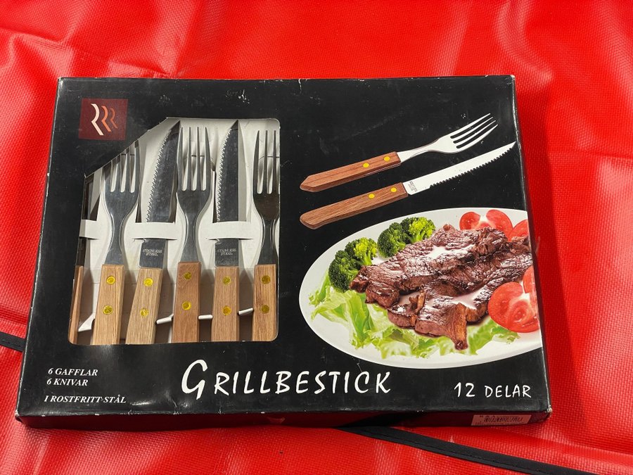 Grillbestick 12 delar RA Collection