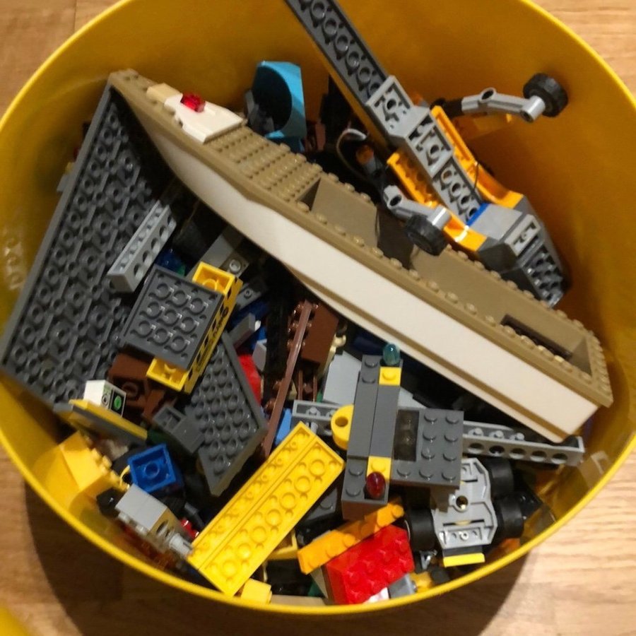 Lego förvaringsburk med lego