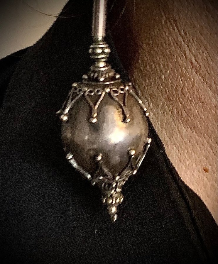 Örhängen, silver, Rajastan, vintage