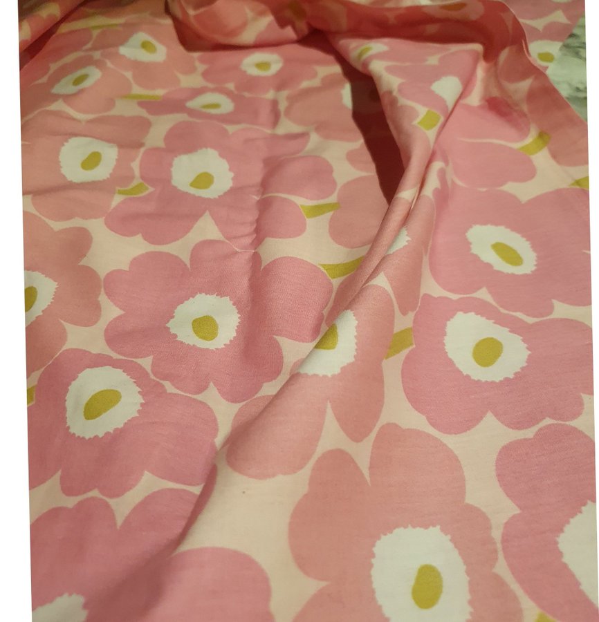 Marimekko Unikko rosa tyg