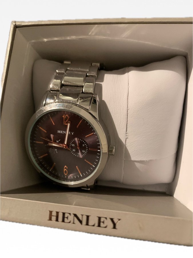 Henley Herrarmbandsur i Silver